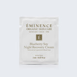 Eminence Organics Blueberry Soy Night Recovery Cream Card Sample