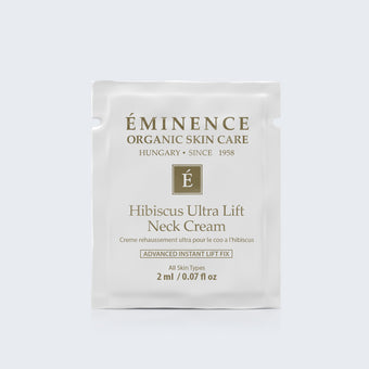 Eminence Organics Hibiscus Ultra Lift Neck Cream Card Sample
