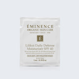 Eminence Organics Lilikoi Daily Defense Moisturizer SPF 40 Card Sample
