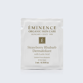 Eminence Organics Strawberry Rhubarb Dermafoliant Card Sample