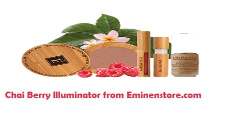 Chai Berry Eminence,oil-controlling illuminator powder, mineral makeup, organic mineral cosmetics, Eminence skin care