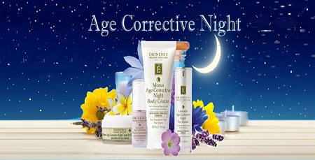 eminence,organic,age corrective,night,argan stem cell,anti aging, lavender,monoi,concentrae,eye cream,anti wrinkle