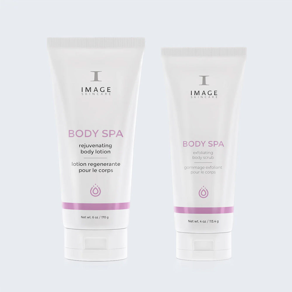Body Spa Exfoliating Body Scrub + Body Spa Rejuvenating Body Lotion Bundle