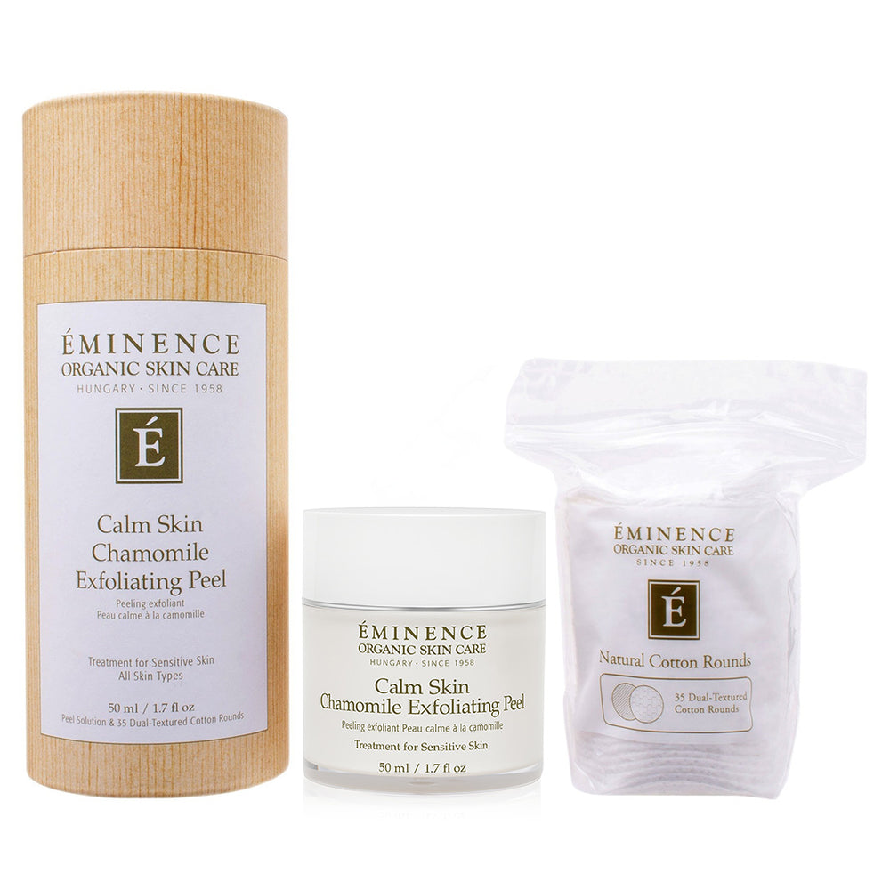 Eminence Organics Calm Skin Chamomile Exfoliating Peel Package Contents