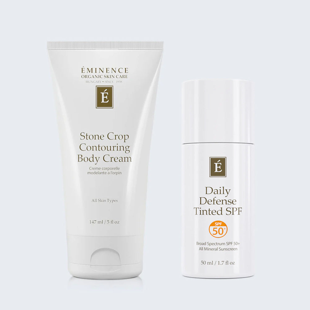Daily Defense Tinted SPF 50  + Stone Crop Contouring Body Cream Bundle