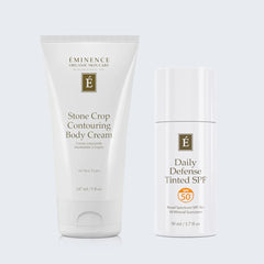 Daily Defense Tinted SPF 50  + Stone Crop Contouring Body Cream Bundle