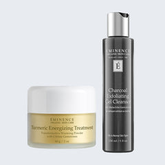 Charcoal Gel Cleanser + Turmeric Treatment Bundle