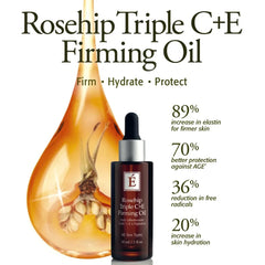 Rosehip Triple C+E Firming Oil Benefits