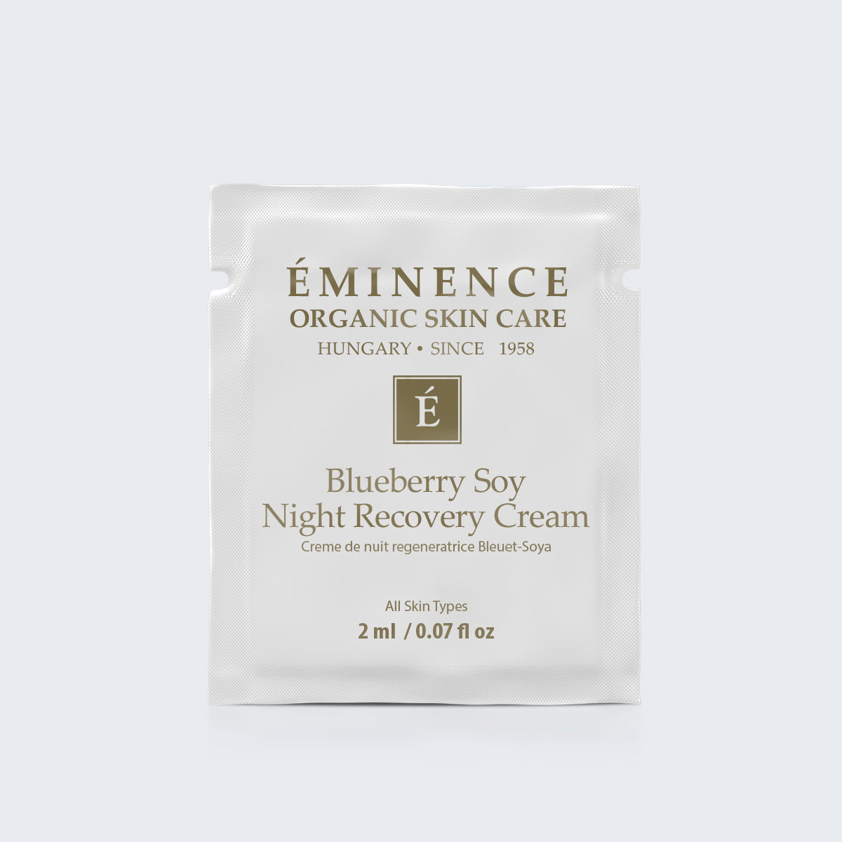 Eminence Organics Blueberry Soy Night Recovery Cream Card Sample