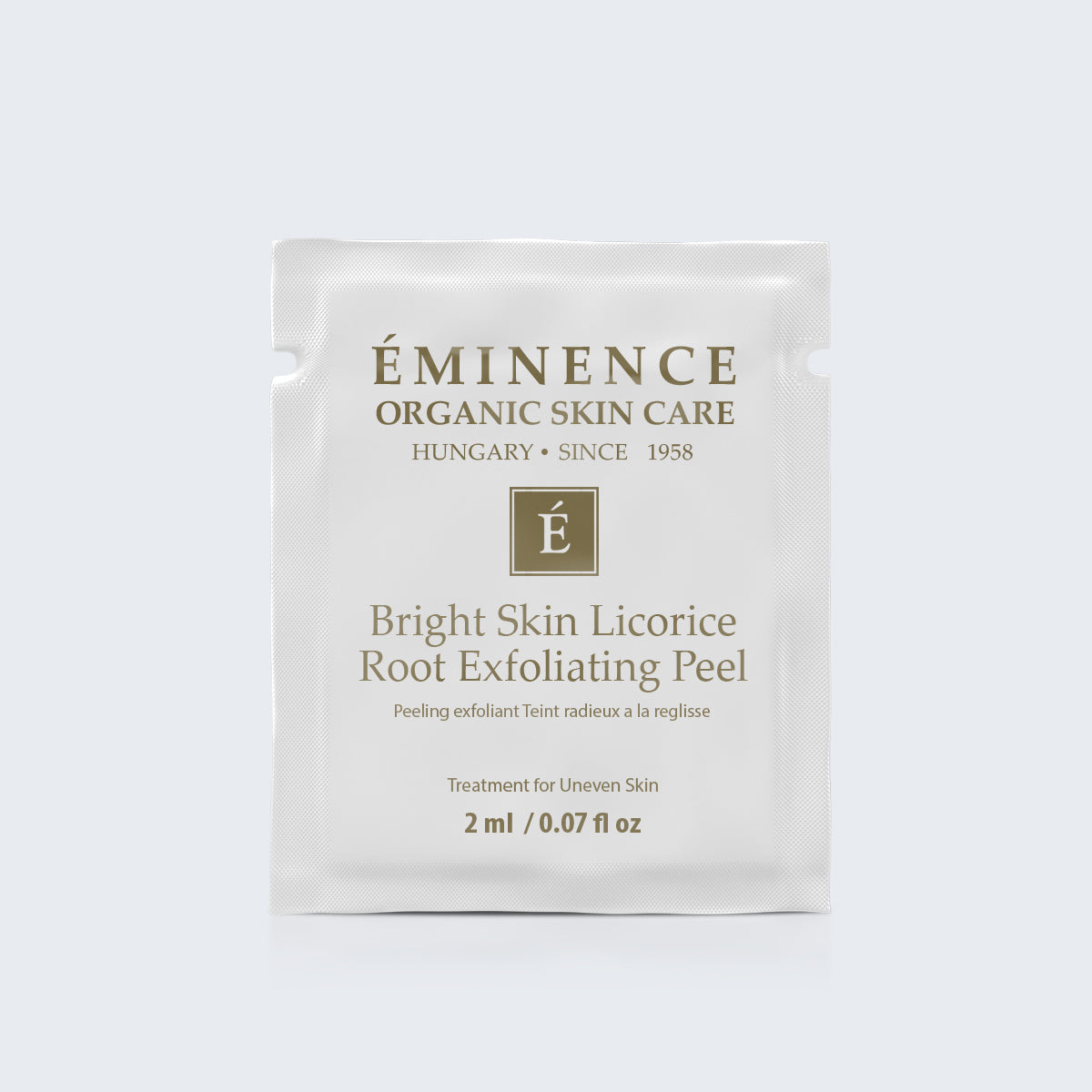 Eminence Organics Bright Skin Licorice Root Exfoliating Peel Card Sample