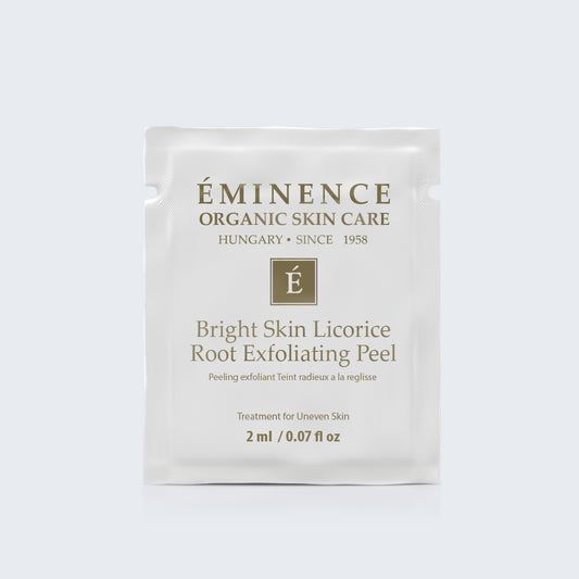 Eminence Organics Bright Skin Licorice Root Exfoliating Peel Card Sample