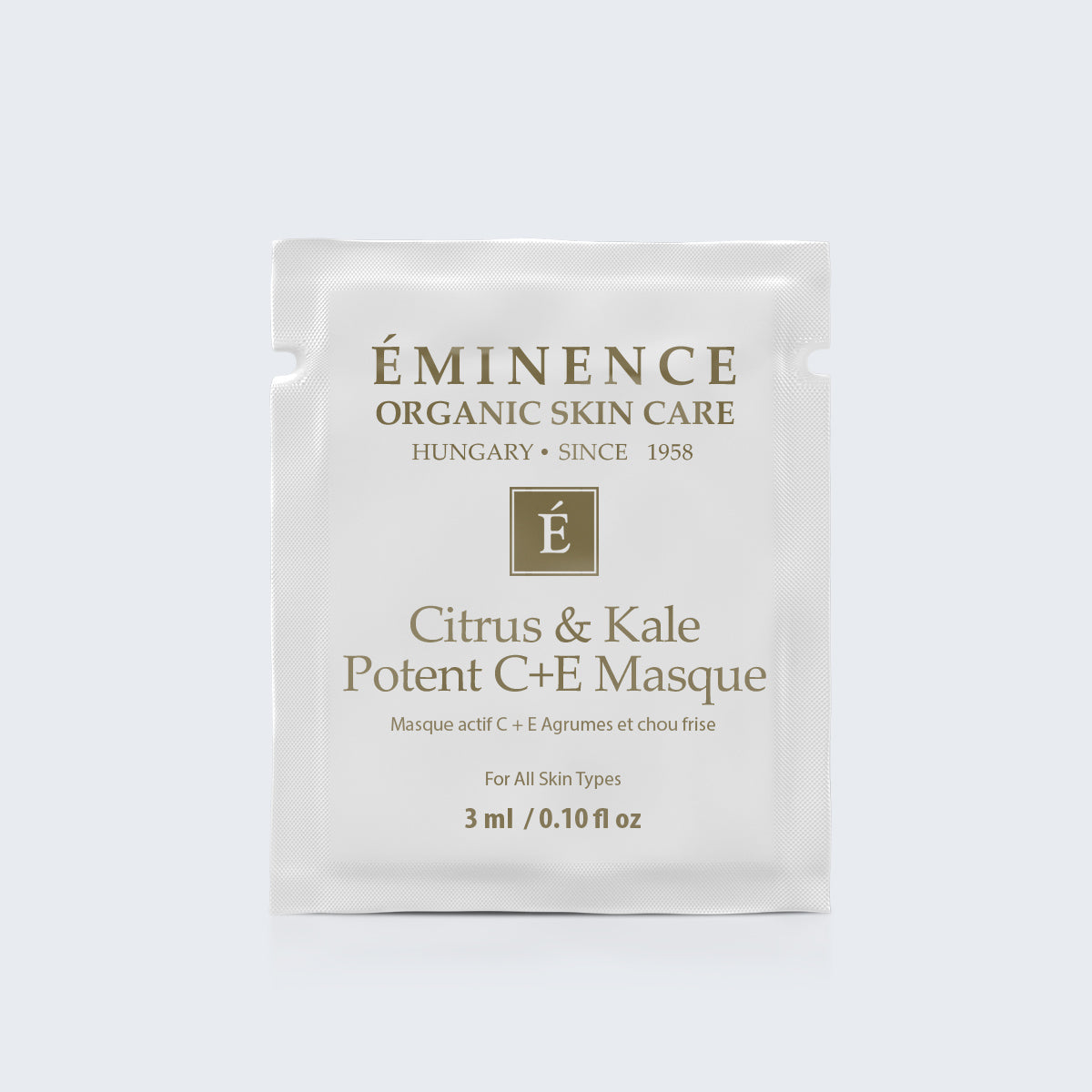 Eminence Organics Citrus & Kale Potent C + E Masque Card Sample