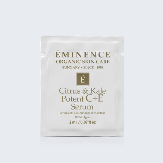 Eminence Organics Citrus & Kale Potent C + E Serum Card Sample
