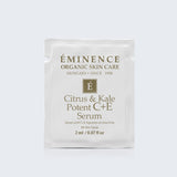 Eminence Organics Citrus & Kale Potent C + E Serum Card Sample