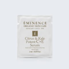 Eminence Organics Citrus & Kale Potent C + E Serum Card Sample
