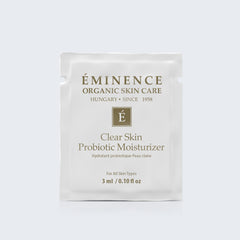 Eminence Organics Clear Skin Probiotic Moisturizer Card Sample