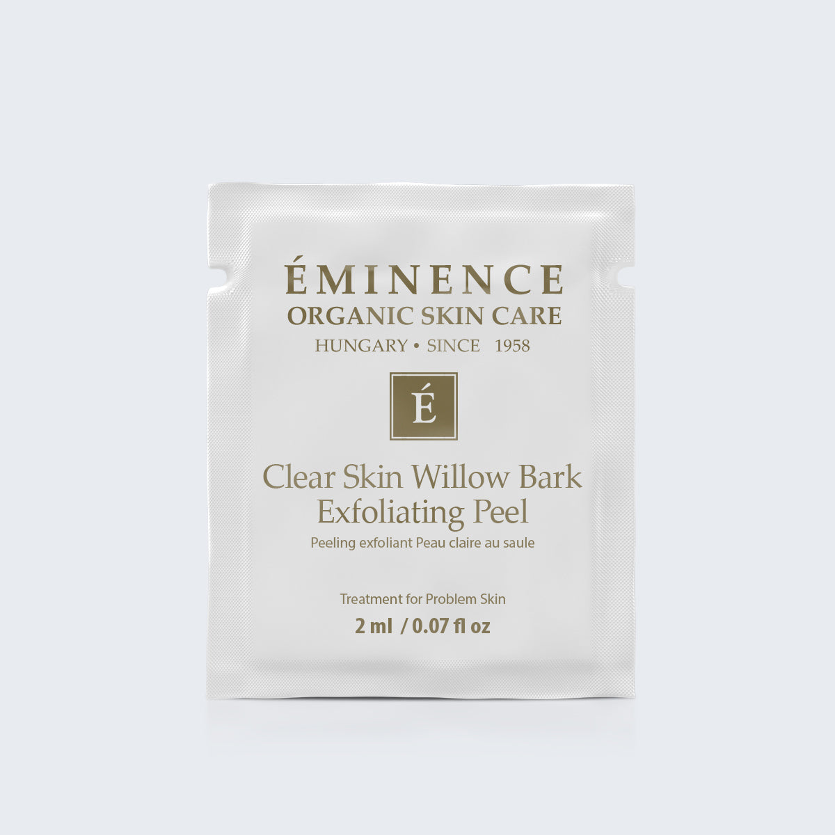 Eminence Organics Clear Skin Willow Bark Exfoliating Peel Card Sample
