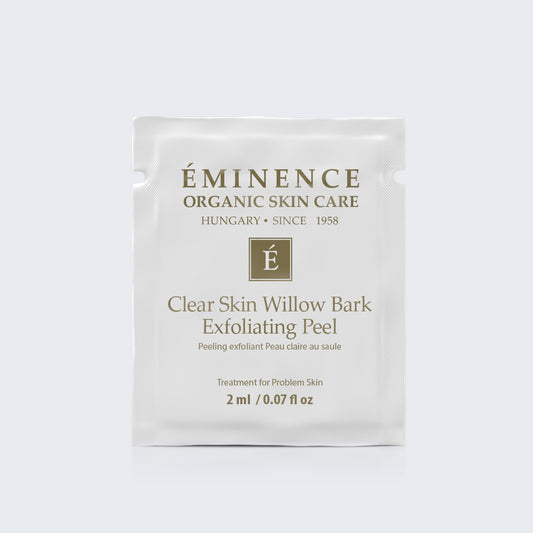 Eminence Organics Clear Skin Willow Bark Exfoliating Peel Card Sample