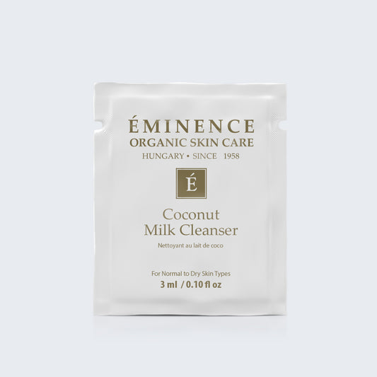 Eminence Organics Coconut Milk Cleanser Card Sample