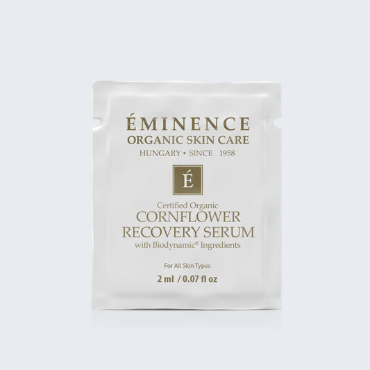 Eminence Organics Cornflower Recovery Serum Card Sample