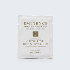 Eminence Organics Cornflower Recovery Serum Card Sample