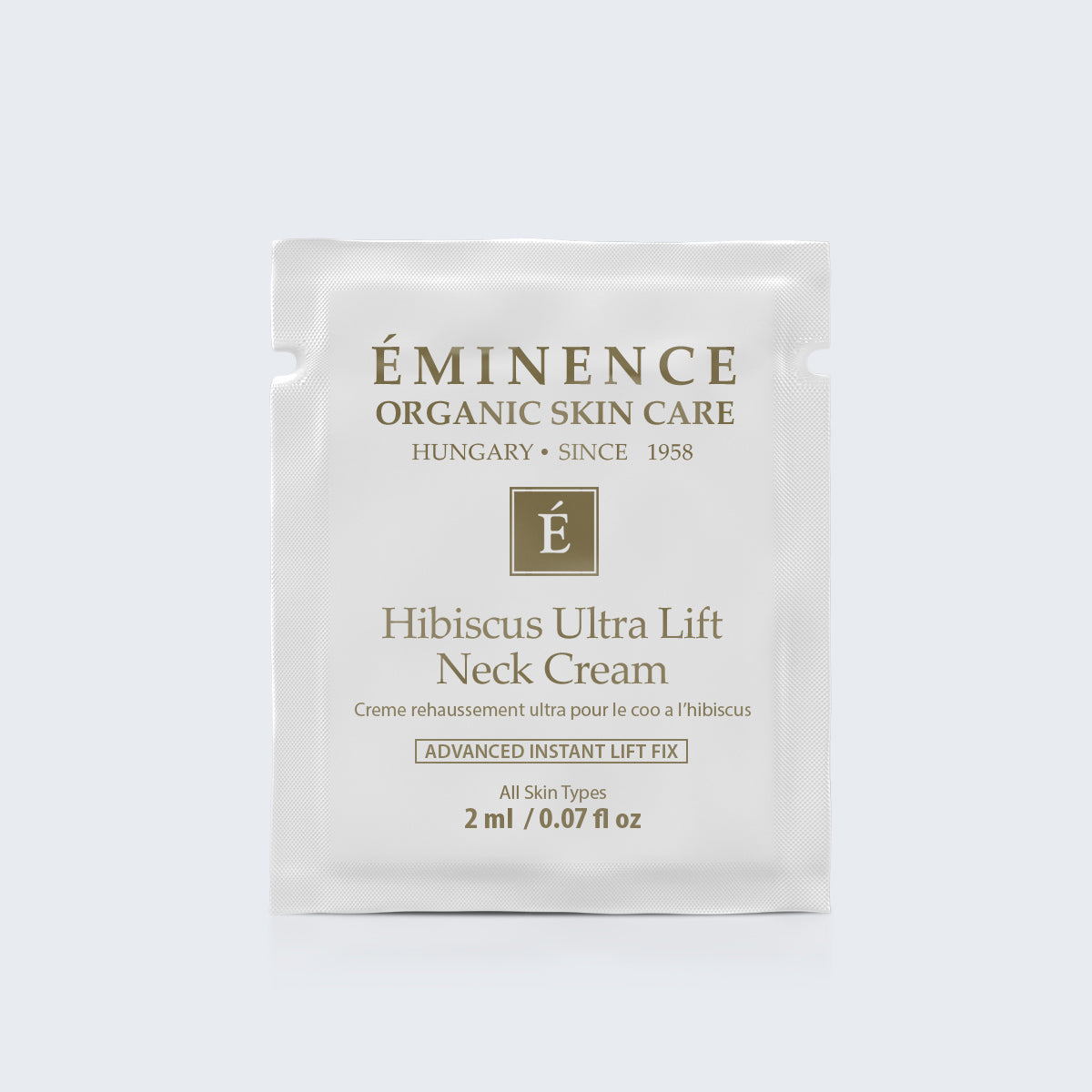 Eminence Organics Hibiscus Ultra Lift Neck Cream Card Sample