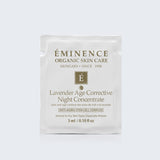 Eminence Organics Lavender Age Corrective Night Concentrate Card Sample
