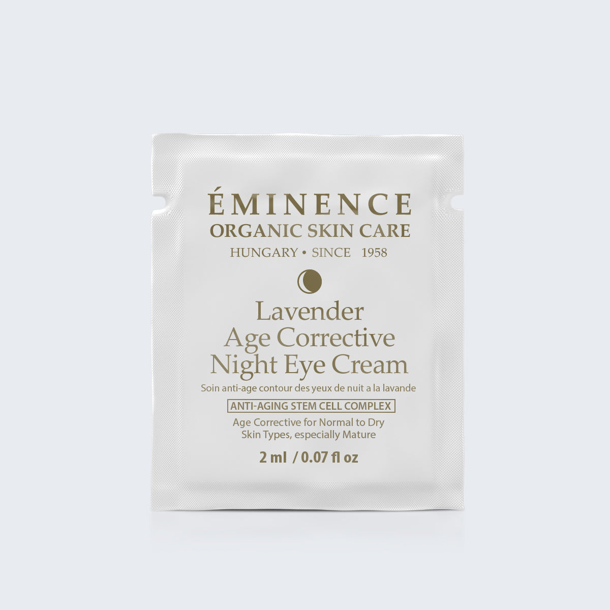 Eminence Organics Lavender Age Corrective Night Eye Cream Card Sample