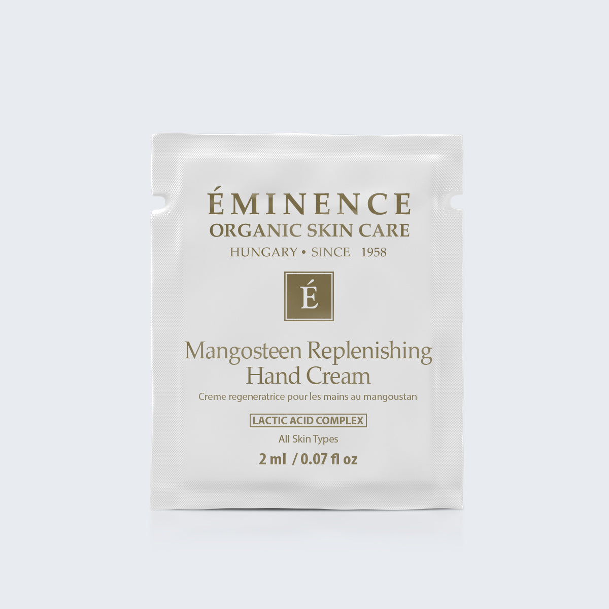 Eminence Organics Mangosteen Replenishing Hand Cream Card Sample