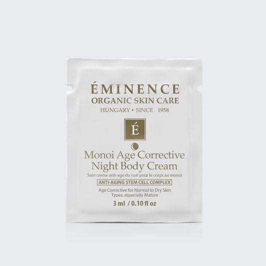 Eminence Organics Monoi Age Corrective Night Body Cream Card Sample