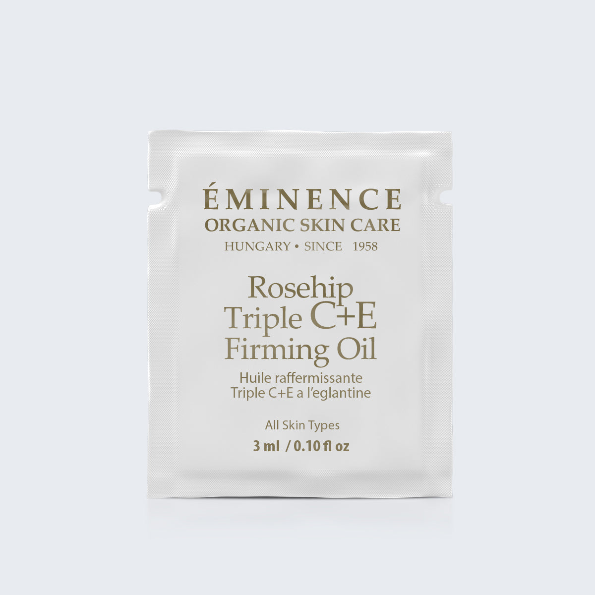 Eminence Organics Rosehip Triple C+E Firming Oil Card Sample
