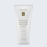 Eminence Organics Stone Crop Contouring Body Cream on light blue background