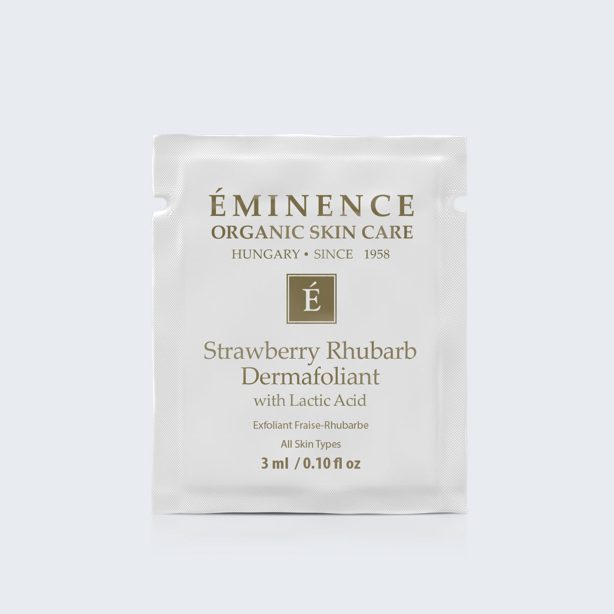 Eminence Organics Strawberry Rhubarb Dermafoliant Card Sample