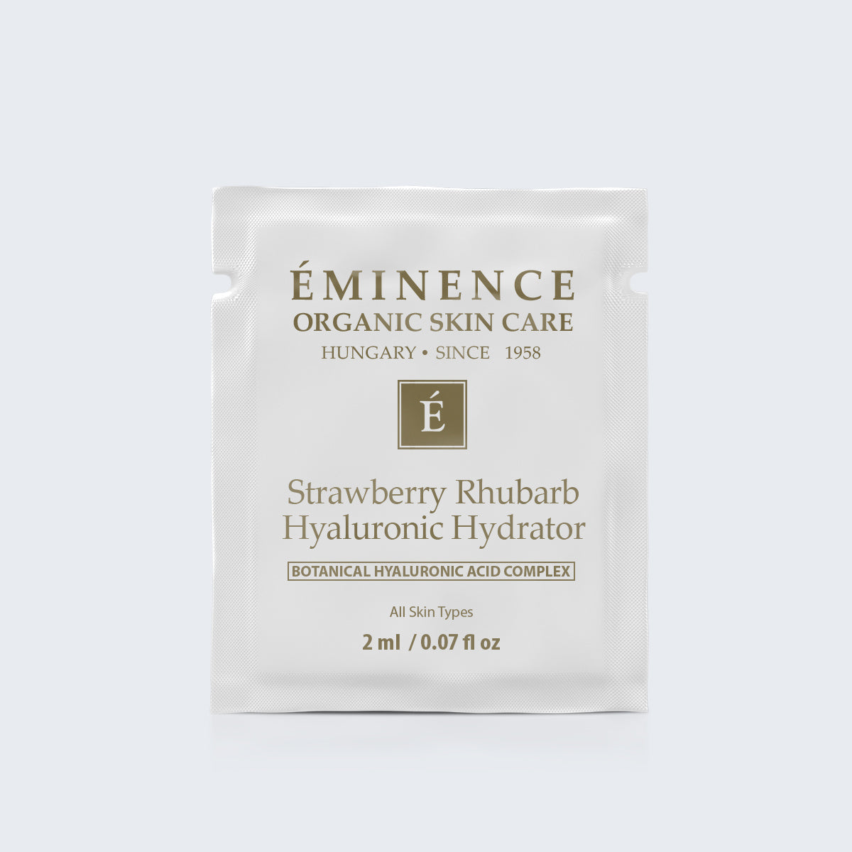 Eminence Organics Strawberry Rhubarb Hyaluronic Hydrator Card Sample